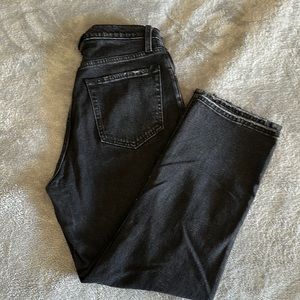 Abercrombie Curve Love Ankle Straight Ultra High Rise Jeans